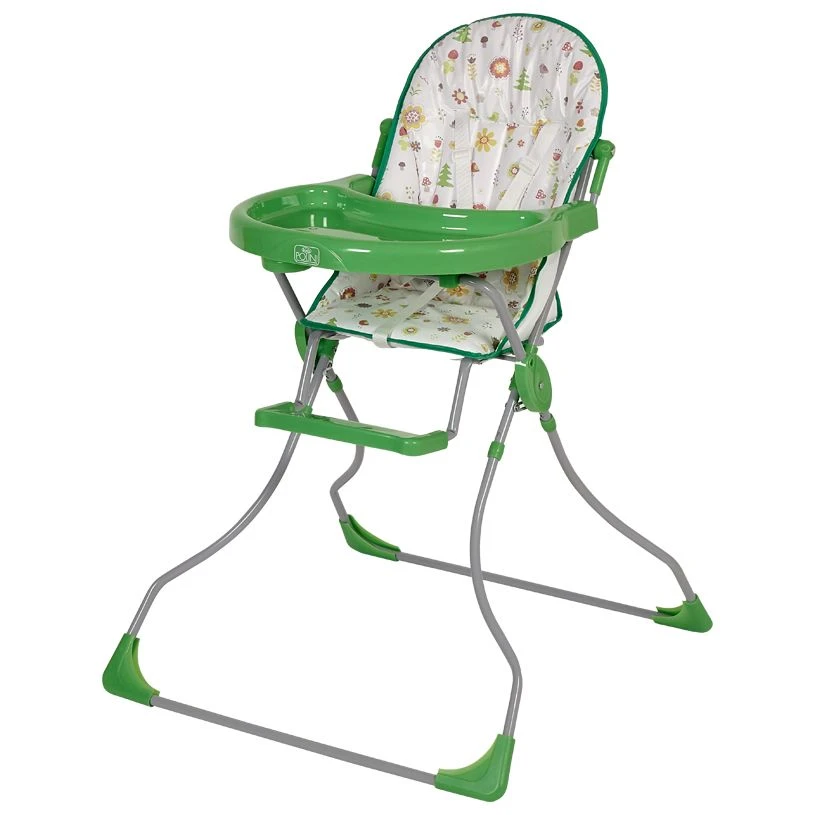 Polini Kids Feeding Chair Forest Friends, Green, Model 0001709-05
