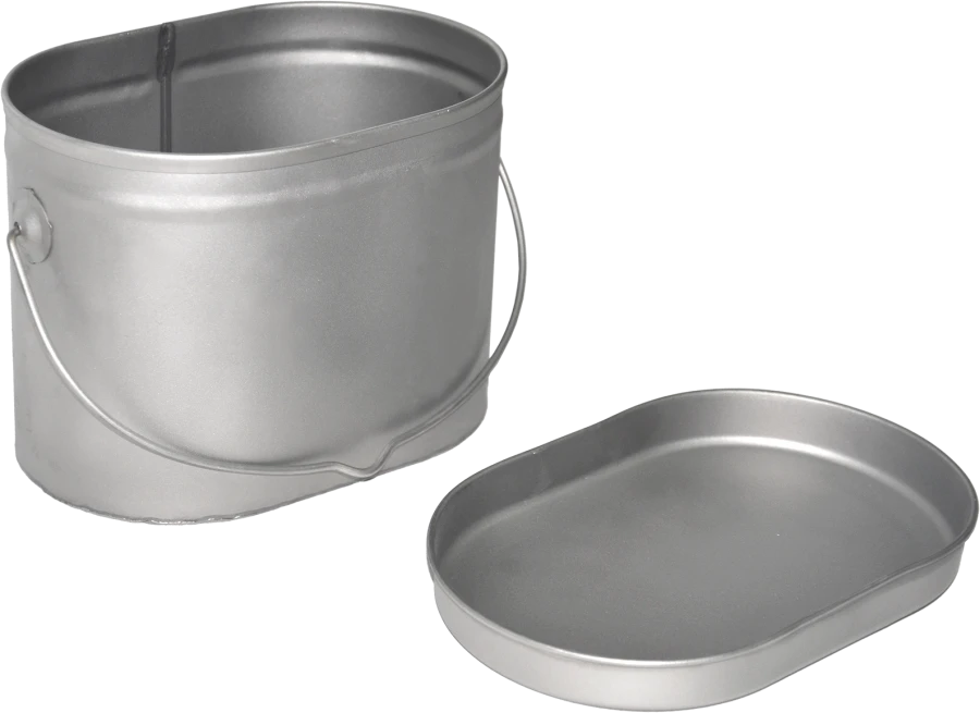 Titanium Oval Camping Pot for Cooking