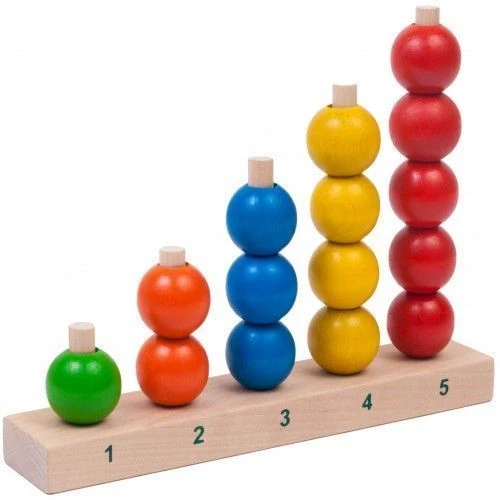 لعبة تكديس قوس قزح للتعلم المبكر - ПИР-04