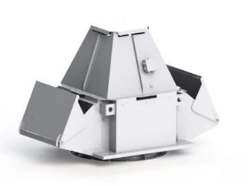 Radial Roof Fans for Smoke Extraction with Upward Airflow