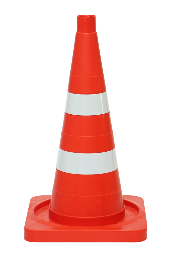 510 mm Flexible Signal Cone KS-2.8 with Two White Stripes