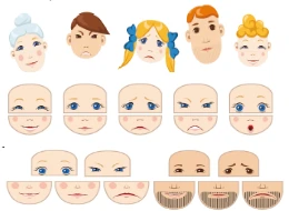 مجموعة لعبة "العواطف" مع دليل تعليمي