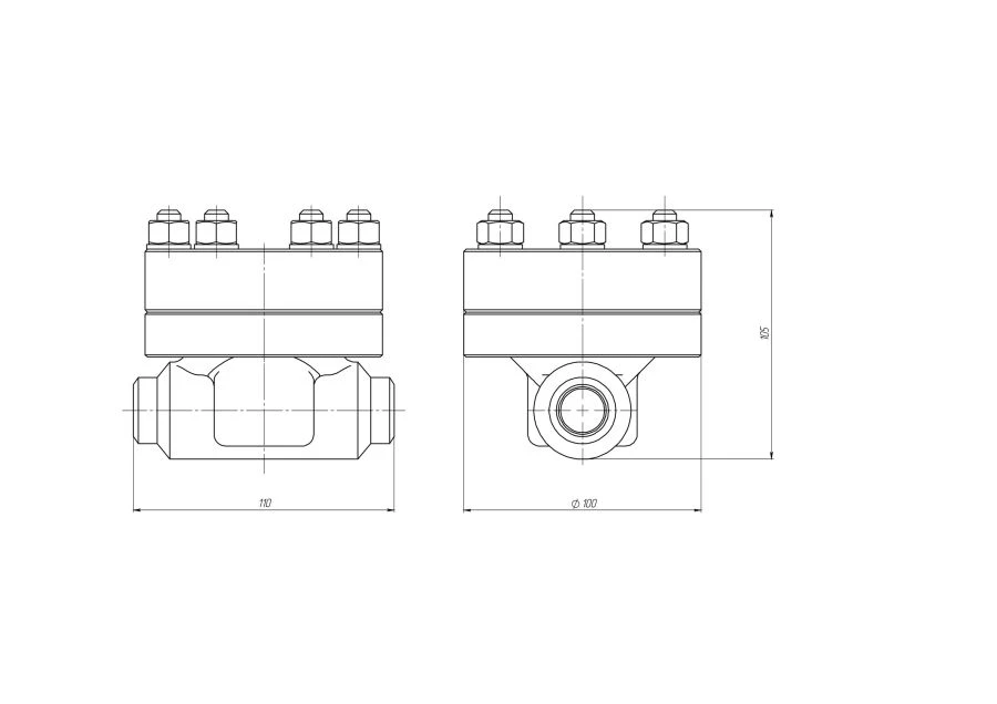 Thermodynamic Steam Traps Series S.KO, Type S.KO