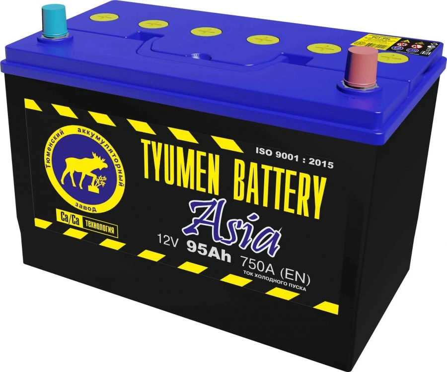 بطارية رصاصية قابلة للشحن TYUMEN BATTERY 6СТ-95LR ASIA