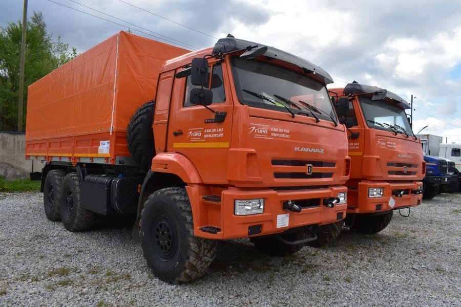 Special Cargo Truck on KAMAZ 43118-RR, 43118-RS Chassis - GIRD 5849DF Model