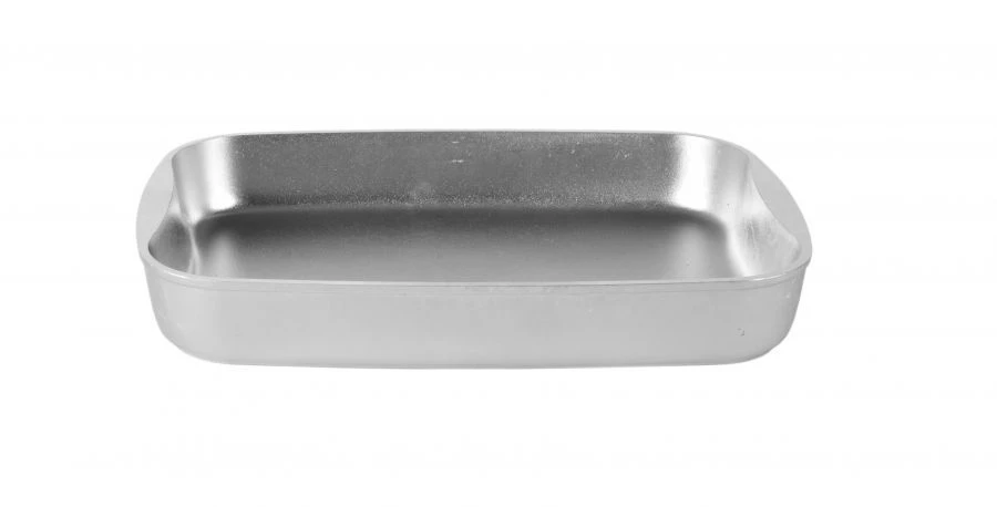 Aluminum Baking Tray 335x220x55mm (Uncoated) TM Kukmara