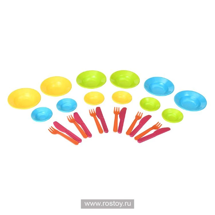 Children's Tableware Set - Your Plate / 24 Pieces