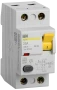 قاطع الدائرة التفاضلي VД1-63 2P 25A 10mA نوع A IEK