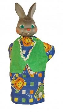 دمية قفاز "أرنب" لأداء تفاعلي