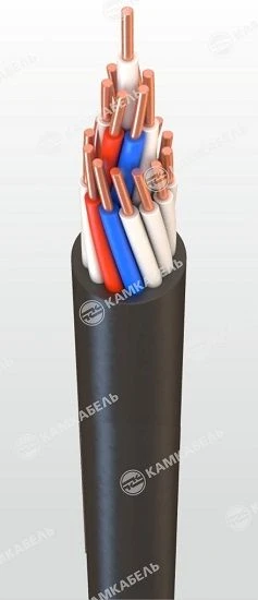 كابل تحكم مع موصلات نحاسية وعزل من PVC
