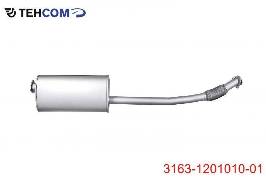 Exhaust Muffler for Patriot 2007-2012 ZMZ 409.10 / 40904.10