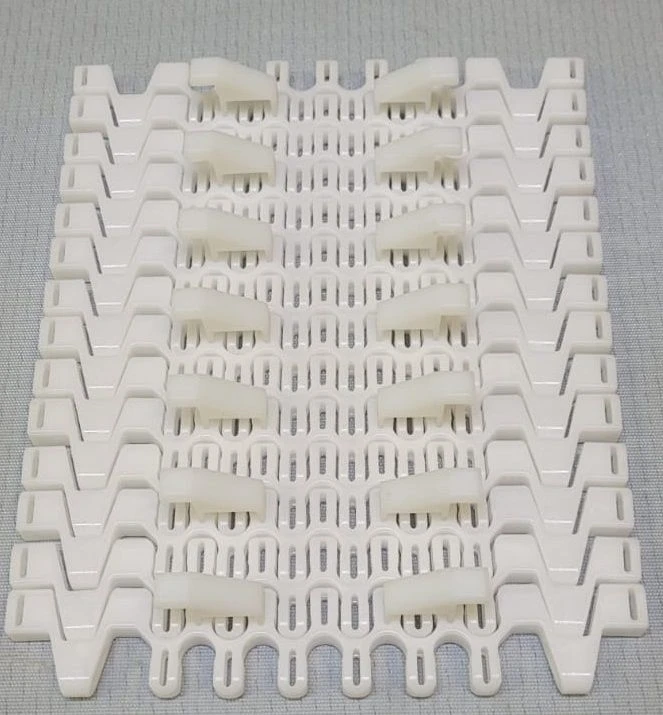 Modular Conveyor Belt ML100R PP SG 25mm (xx X xx mm; hook; SS pin; clips)