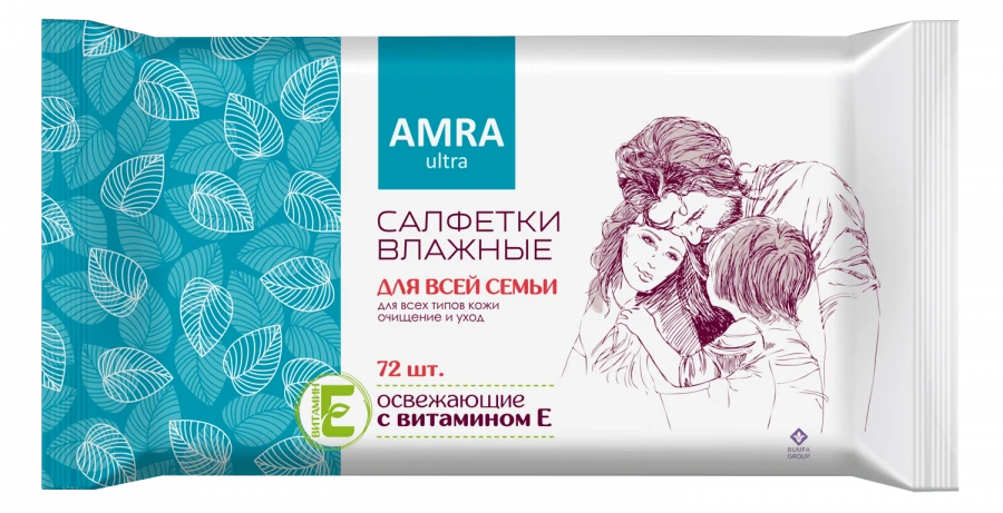مناديل مبللة منعشة لجميع أفراد الأسرة - AMRA