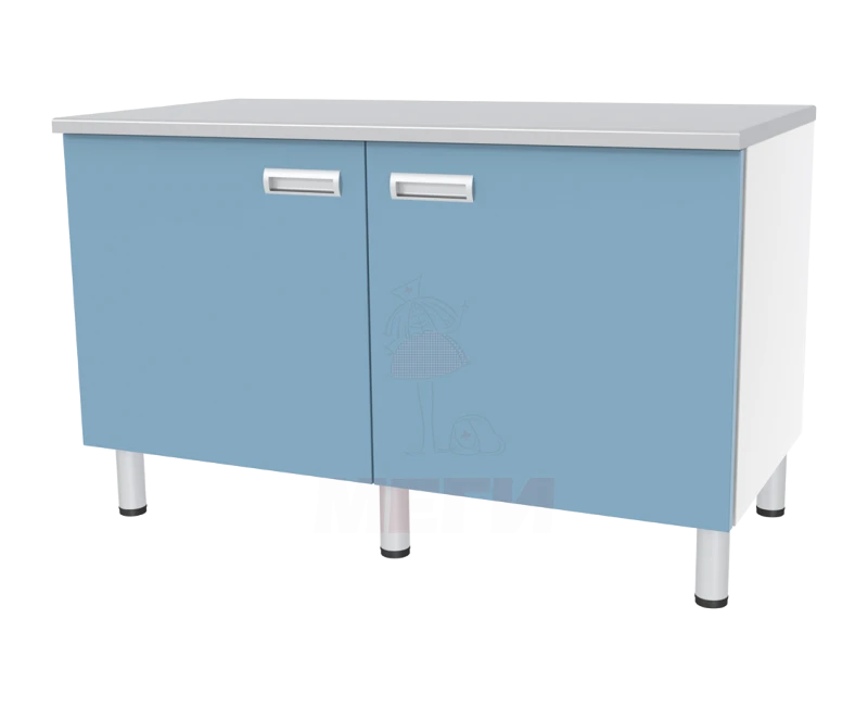Laboratory Table with Cabinets and Shelves SL-04-MSK (SL-04-213)