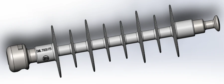 عازل بوليمر SML 70/20-4GP لخطوط الطاقة