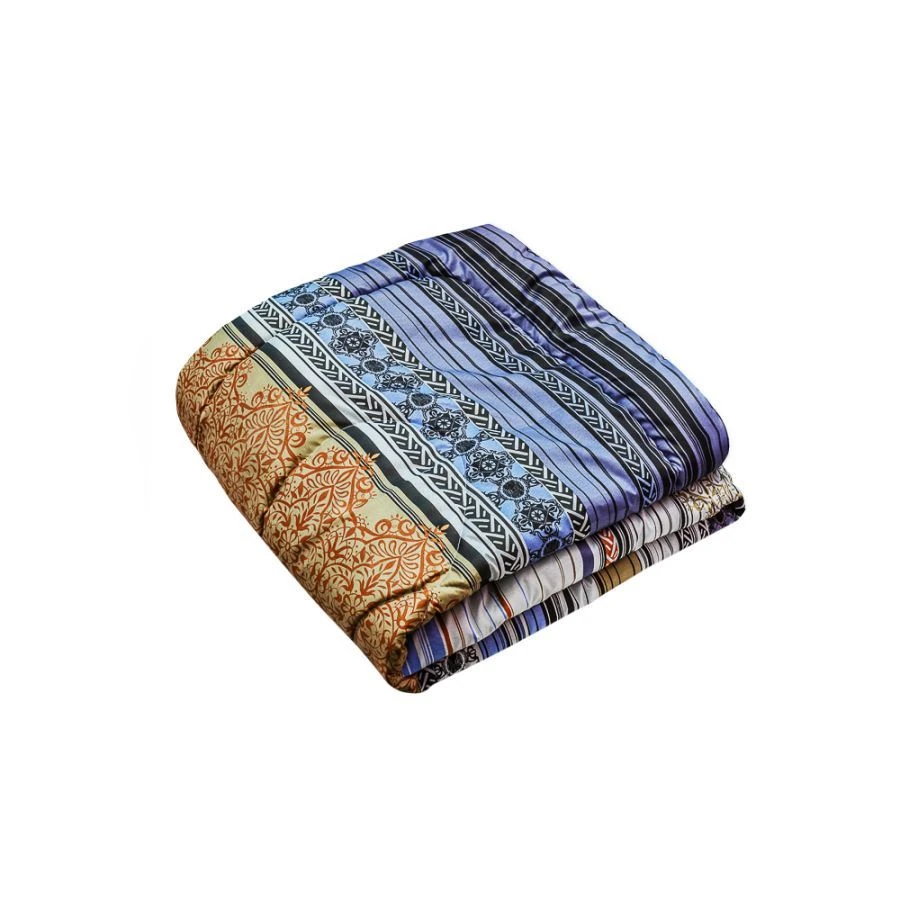 Natural Fiber Quilted Blankets with Mixed Fillings