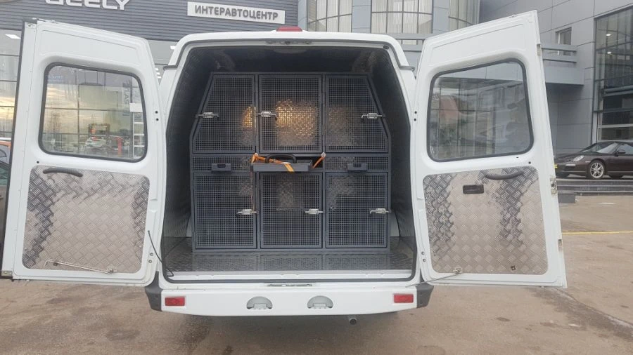 Animal Transport Vehicle IAC-1767MH on GAZ A Base (Gazelle NN) Diesel Engine