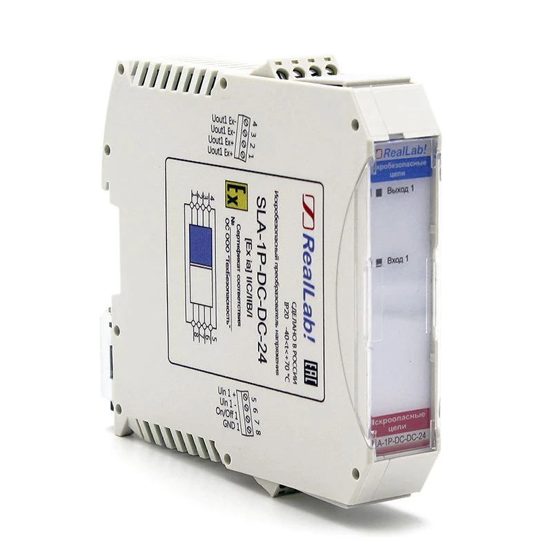 مصدر طاقة أحادي القناة مقاوم للشرر SLA-1P-DC-DC-24