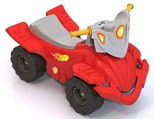 Red Quad Ride-On Toy for Kids