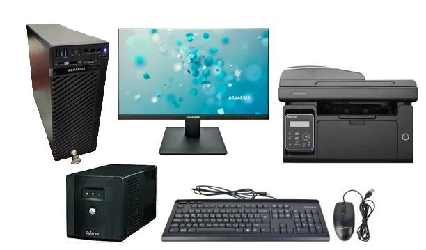 محطة عمل آلية مع جهاز كمبيوتر وإكسسوارات أكوارياس برو K720