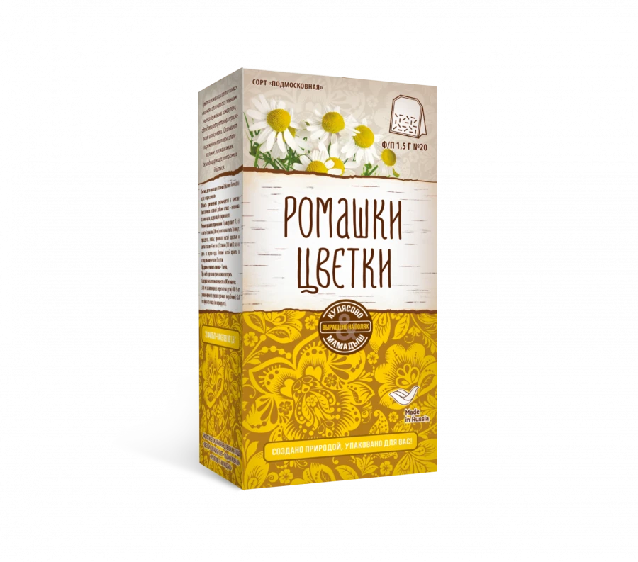 Chamomile Flowers "Podmoskovnaya" (Filter Bags)