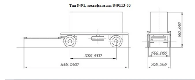 مقطورة نقل المعدات الخاصة 849113-03