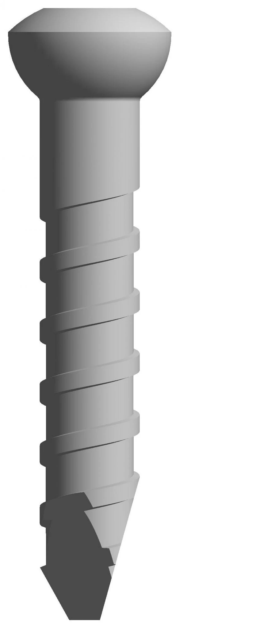 Locking Screw for Intramedullary Nail, Diameter 3.5-5 mm, Length 16-80 mm