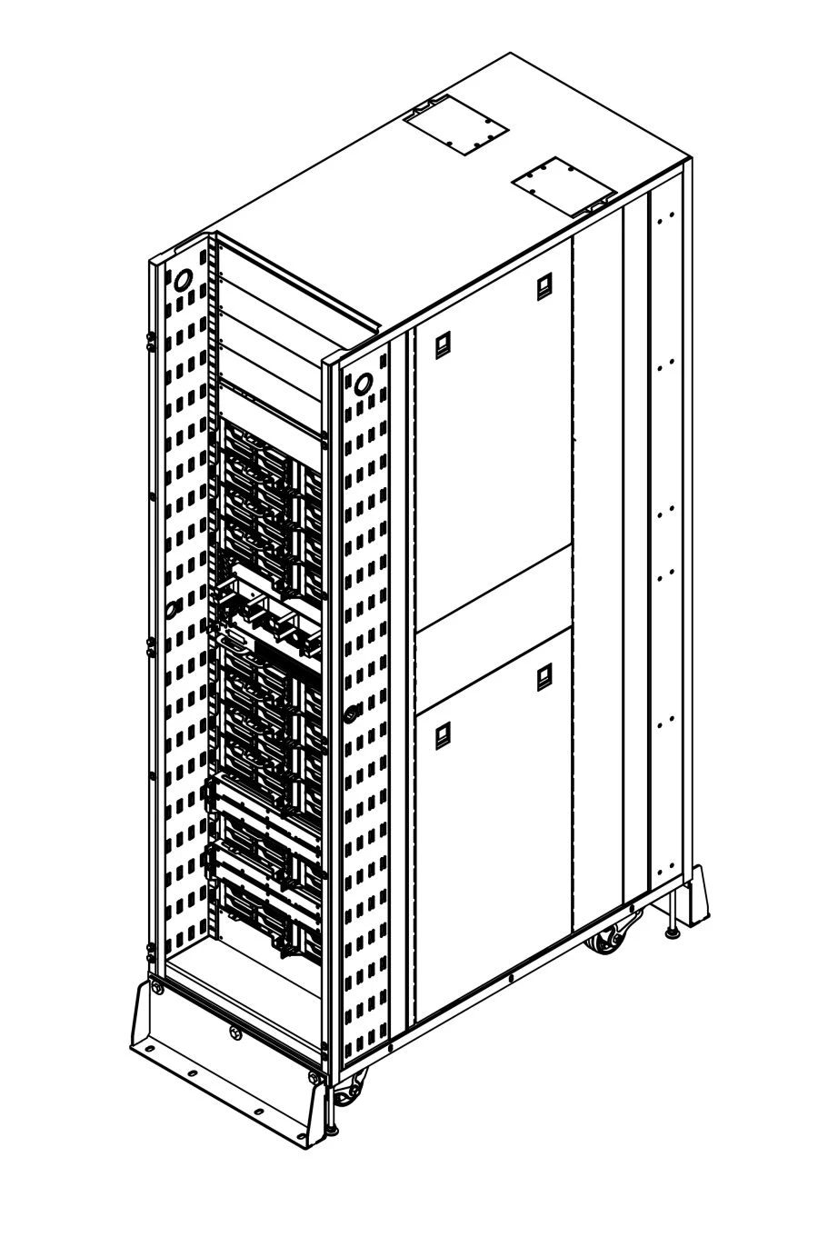 OpenYard SR412 Server Rack for Efficient Computing Setup