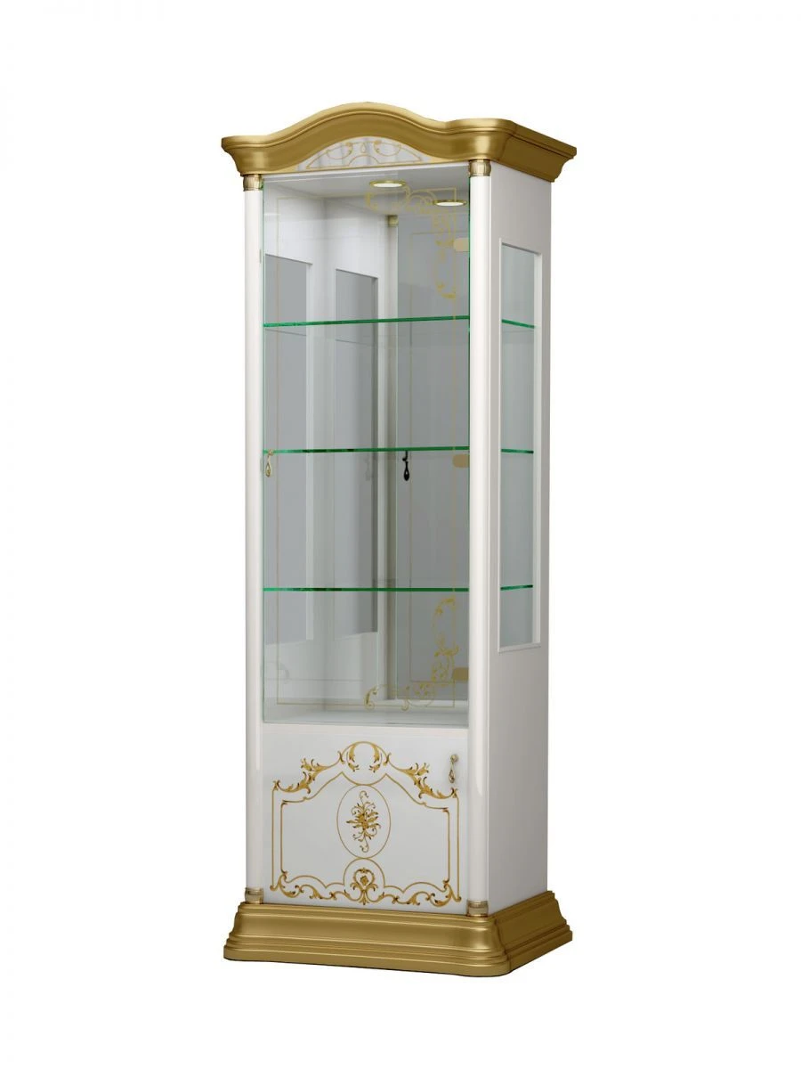 Glossy Living Room Display Cabinet with Right Door PI-37-103-02