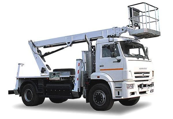 منصة الرفع الهيدروليكية AGB 6706، موديل 67069H على شاسيه كاما 53605