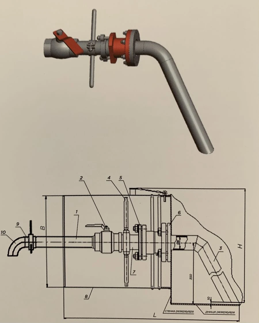 صمامات السيفون KS-50 و KS-80 لإدارة مياه النفط
