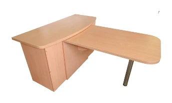 Office Table with Mobile Pedestal and Briefing Extension U.02.12; U.02.30; U.06.01