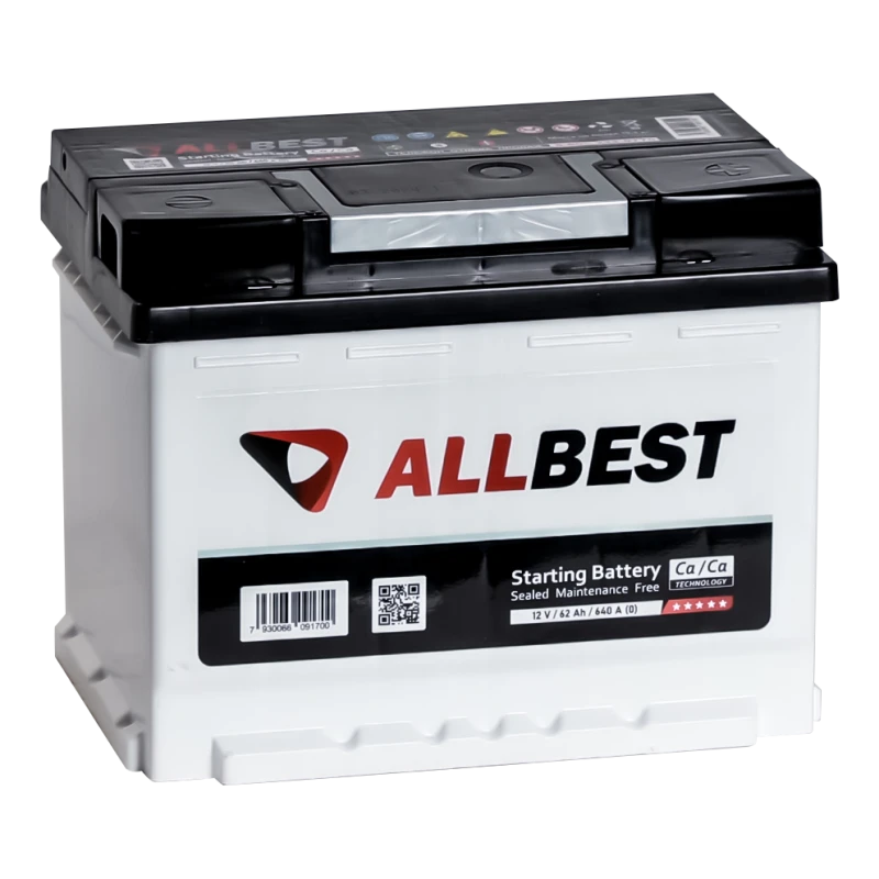 Lead Acid Starter Battery for Internal Combustion Engines 12V 62Ah ALLBEST