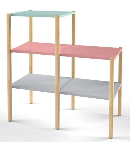 Modular Toy Shelf "Scandinavia" Module 2, Art. 56001-004