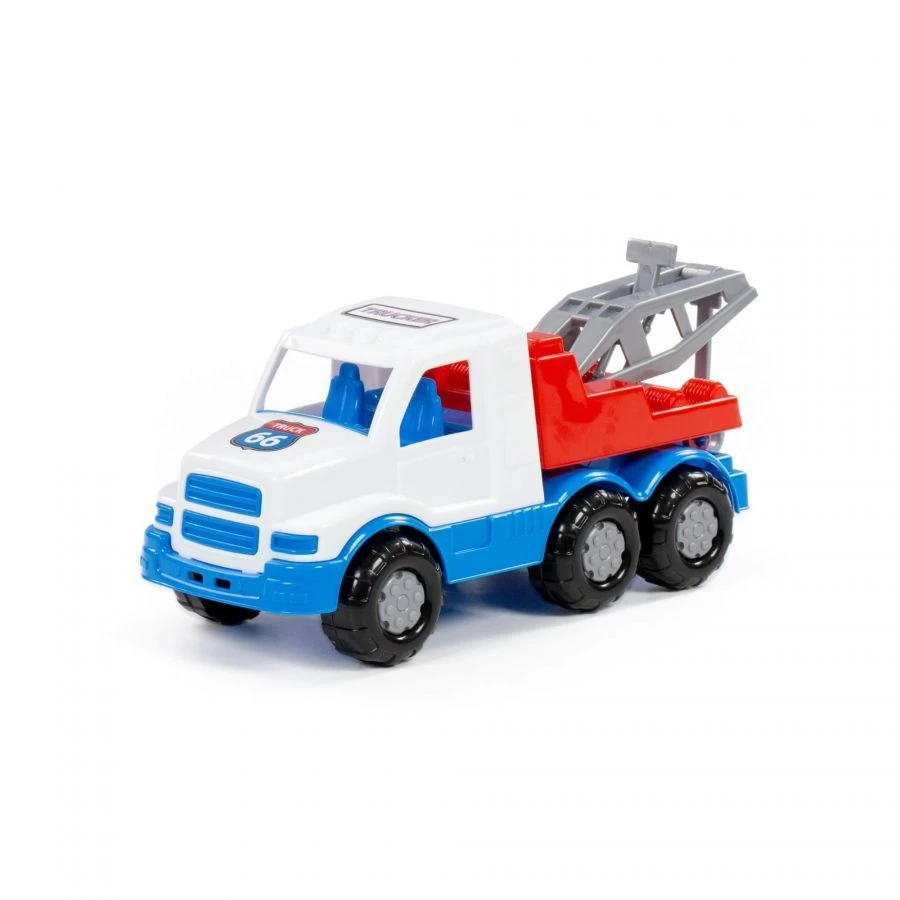 Gosha Toy Car Tow Truck (White-Blue) Model 90393