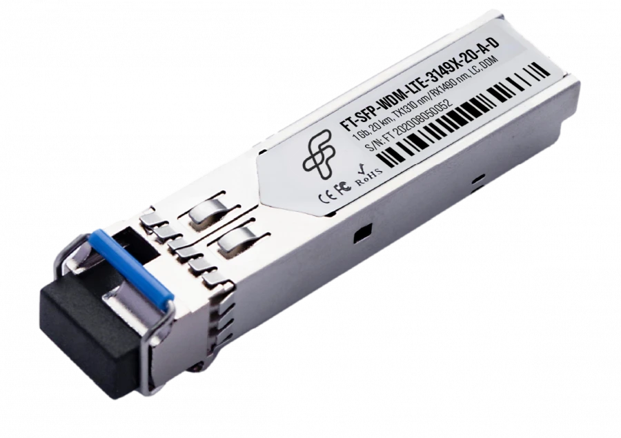 Optical Transceiver SFP Module FT-SFP-WDM-1.25-3149X-40-A-D