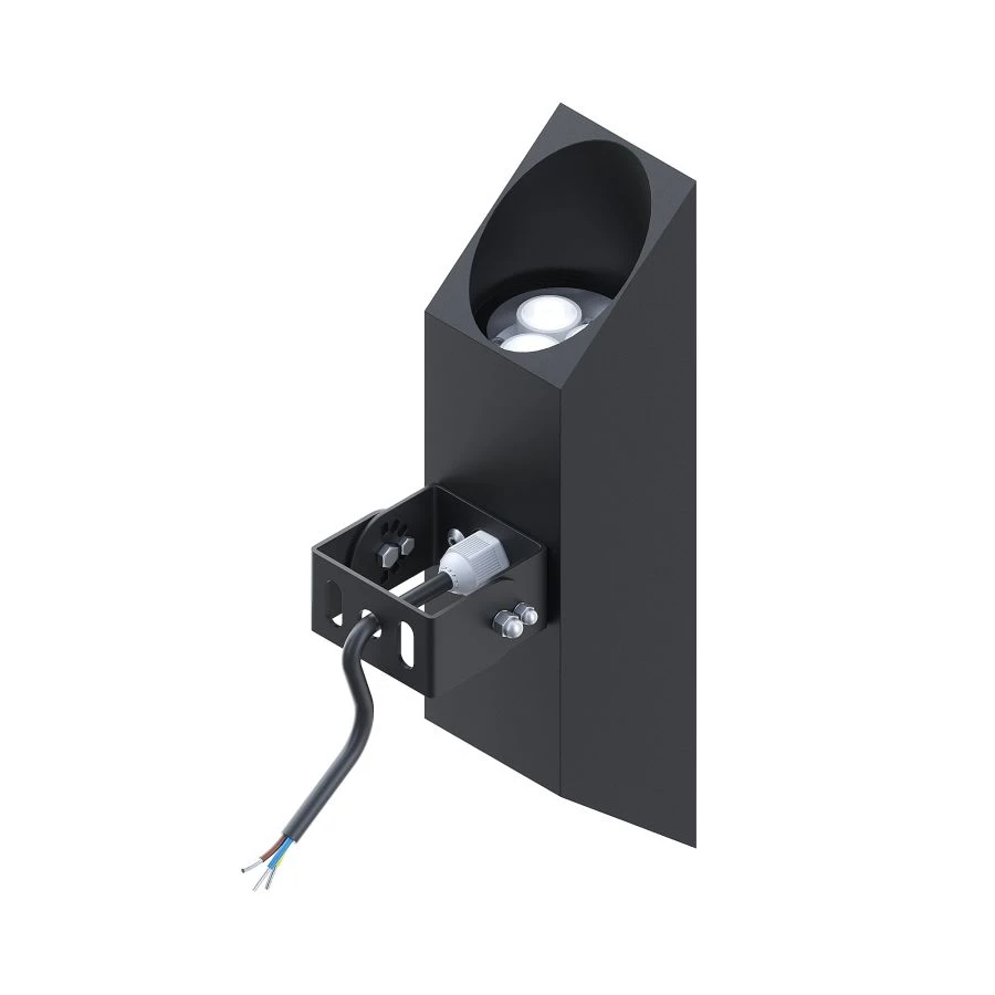 ضوء LED معماري SVETHOLL بافي مربع مزدوج مع ظل L78 B78 H350 30W