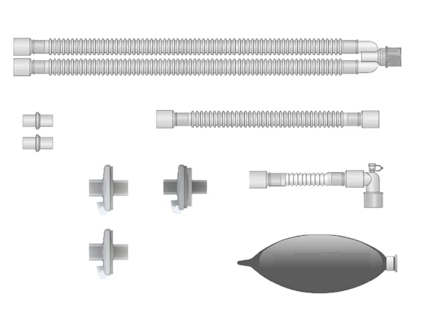 Breathing Device for Anesthesia and Resuscitation Equipment - Version A