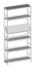 Single-Sided Rack 900x300x1752 mm