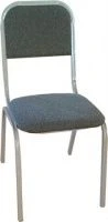 Metal Frame Chair with Powder-Coated Finish