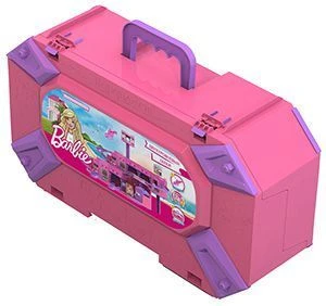 Bright Expandable Garage Toy in a Plastic Suitcase