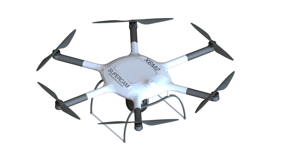 نظام المراقبة الجوية عن بُعد بالطائرات بدون طيار "Supercam X6M2