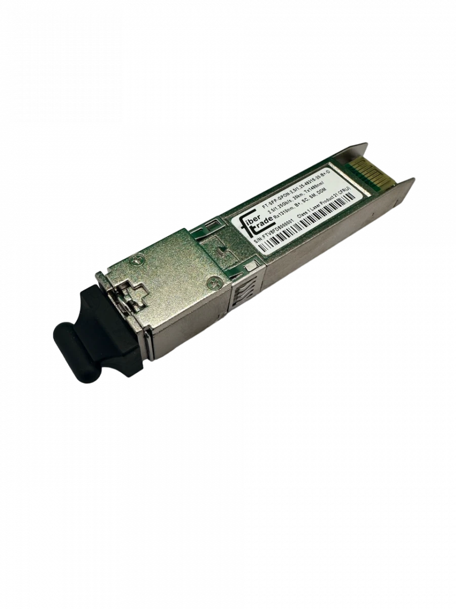 Optical Transceiver SFP 2.5Gbps 1.25Gbps Model FT-SFP-GPON-2.5/1.25-4931S-20-B+-D