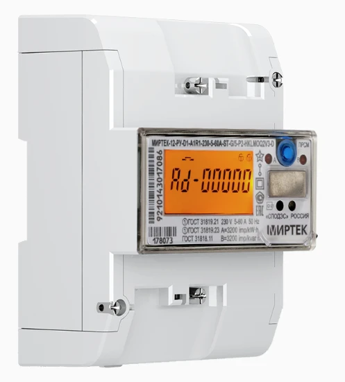 عداد الطاقة الكهربائية أحادي الطور "MIRTEX-12-RU" D1