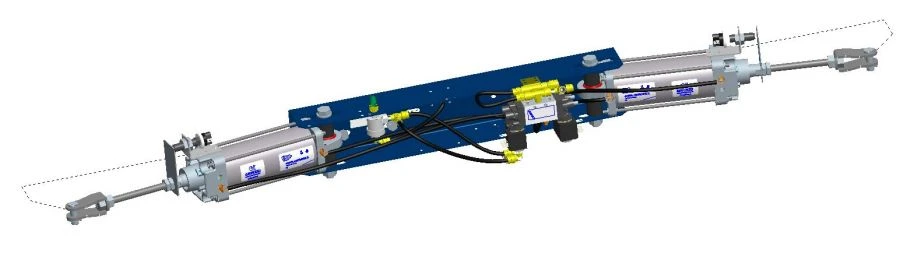 Pneumatic Door Actuator for Vehicles 40N2R63/116T1B048