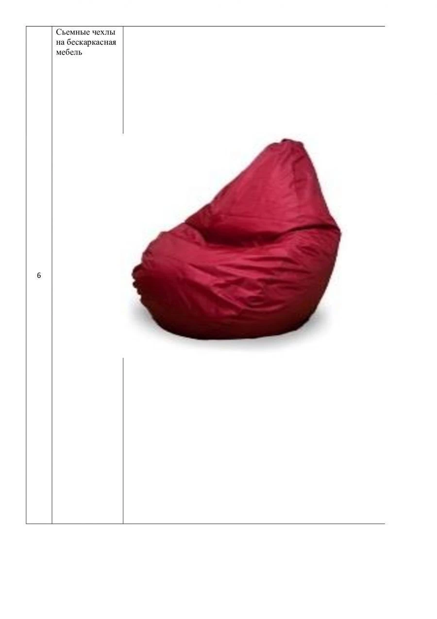 Removable Covers for Frame-less Furniture