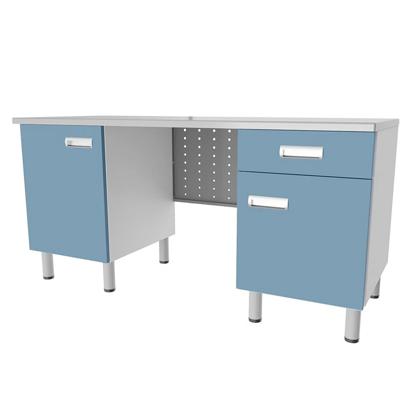 طاولة مختبرية مع خزانتين ورف - SL-05-MSK (SL-05-111)