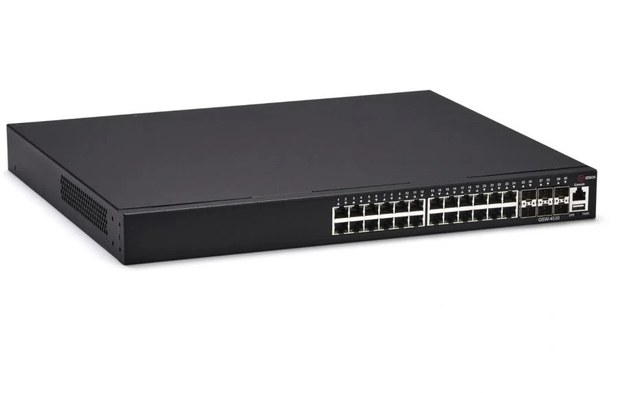 مفتاح مُدار من المستوى 3 مع دعم PoE - QSW-4530-30TX-POE