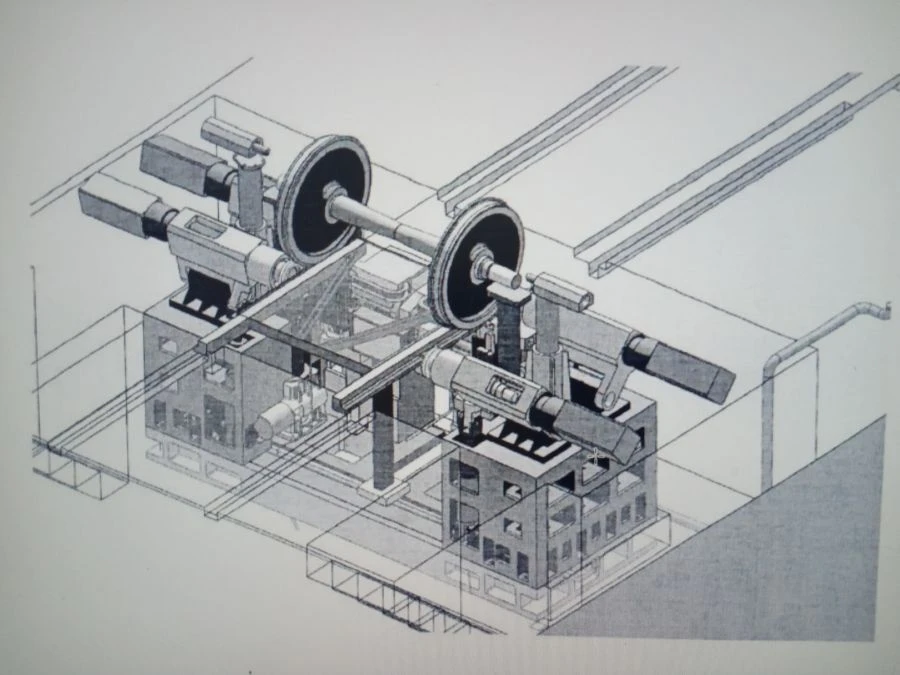 ماكينة دوران العجلات CNC موديل RT906F3