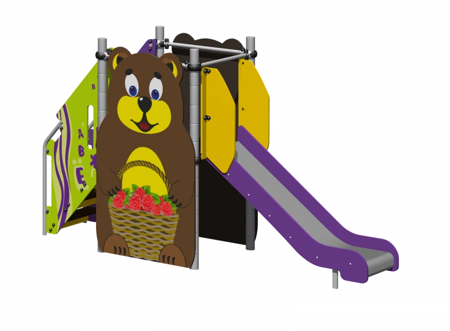 Metal Slide "Mishka" 950mm for Kids - Romana 110.12.00